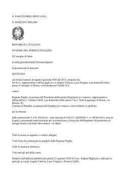 CdS n. 3645 del 2014