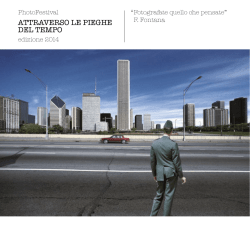 edizione 2014 - Attraverso le pieghe del tempo