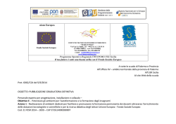 PUBBLICAZIONE GRADUATORIA def. e1