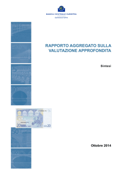 RAPPORTO AGGREGATO SULLA VALUTAZIONE APPROFONDITA