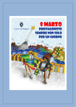 Opuscolo iniziative marzo