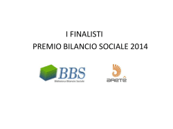 Diapositiva 1 - Biblioteca Bilancio Sociale Ambientale