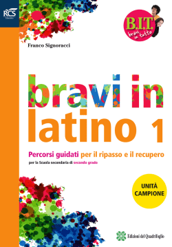 Percorsi guidati per il ripasso e il recupero