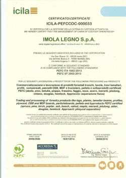 Scarica PDF - Imola Legno SpA