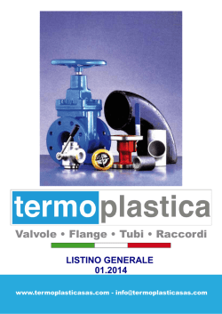 listino generale termoplastica
