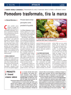 Pomodoro trasformato, tira la marca