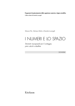 I numeri e lo spazio