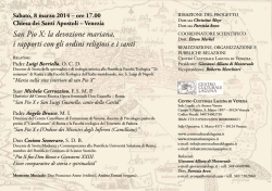 San Pio X: la devozione mariana, i rapporti con gli ordini religiosi e i