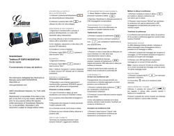 Grandstream Telefono IP GXP2140/GXP2160 Guida rapida