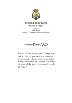 Piano ARO 40 stralcio