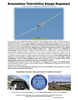 DG-500 - Associazione Volovelistica Giorgio Regazzoni
