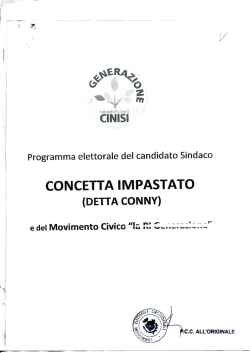 CONCETTA IMPASTATO - Comune di Cinisi