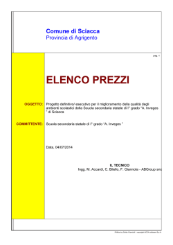 R11 Elenco prezzi