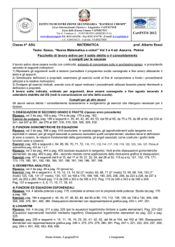 matematica - Fondazione Liceo Crespi