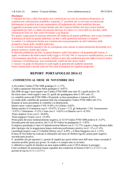 Scarica il Report - Stefanococuzza.it
