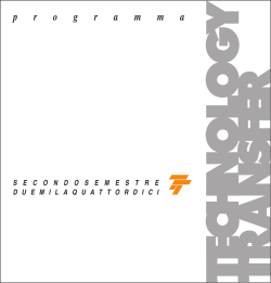 CALE INTER 2&deg; 05 ITA - Technology Transfer