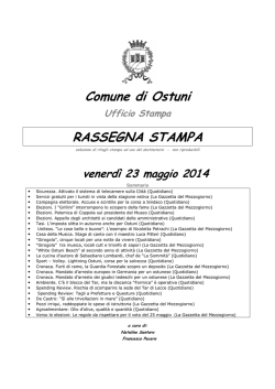 e - Comune di Ostuni