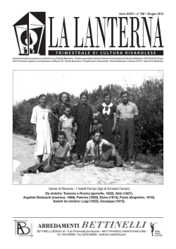 La Lanterna n&deg; 106 giugno 2014