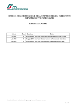 Schede Tecniche