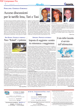 Accese discussioni per le tariffe Imu, Tari e Tasi