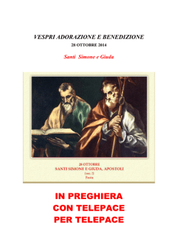 IN PREGHIERA CON TELEPACE PER TELEPACE