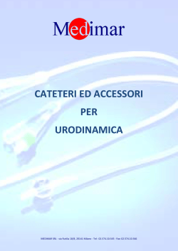 CATETERI ED ACCESSORI PER URODINAMICA