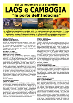 LAO - K Laos e Cambogia 21 nov - 03 dec