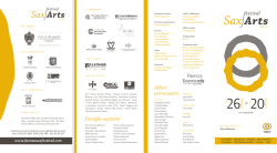 pieghevole - Festival internazionale del sassofono