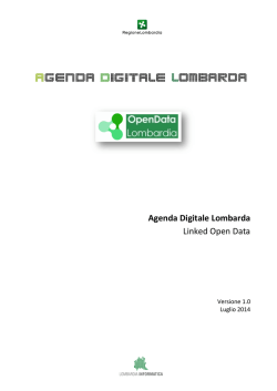 Linked Open Data - Agenda Digitale Lombarda