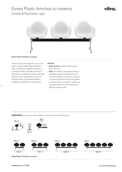 Eames Plastic Armchair su traversa