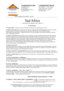 Sud Africa - Cosmotours