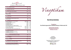Sortimentsliste PDF