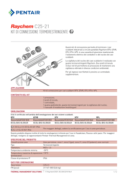 Kit di connessione termorestringente