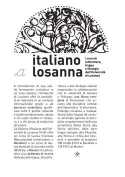 Presentazione lunga per Italofoni