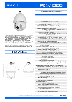 NSP302R &ndash; Scheda Tecnica