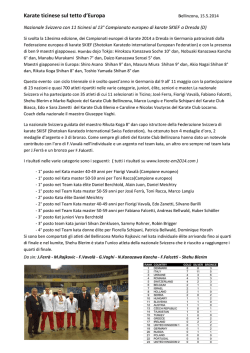 Articolo Europei 2014 Dresda