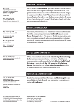 Il caval&egrave; della Greina