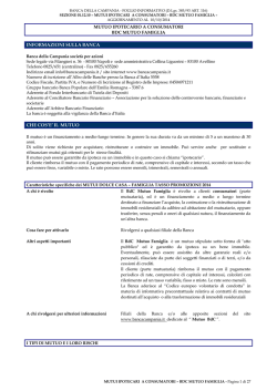 bdc mutuo famiglia - Banca della Campania