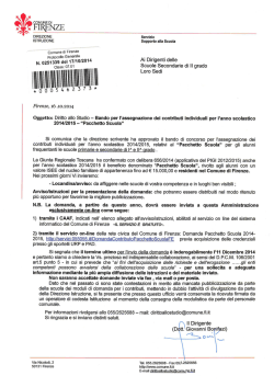 Pacchetto Scuola - Associazione Nazionale Famiglie Numerose