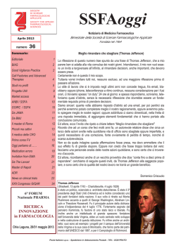SSFAoggi - Aprile 2013