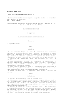 Legge Regionale 18 dicembre 2013, n. 47