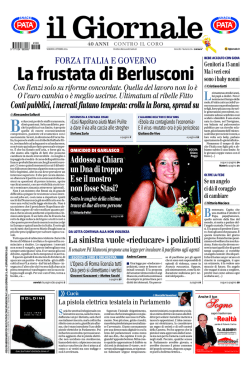 "Cos&igrave; Napolitano favor&igrave; tangentopoli" - int. a