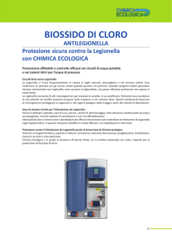 biossido di cloro antilegionella