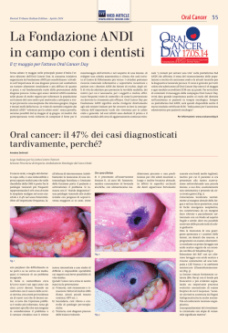 La Fondazione ANDI in campo con i dentisti