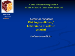 LEZ REC prof Gioia Lab ColtCell Soluzioni - E