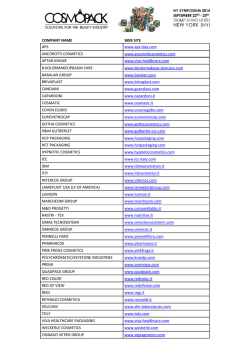 COMPANY NAME WEB SITE APS www.aps-clay.com