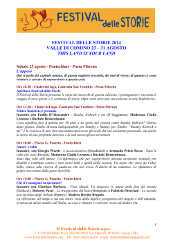 Il Festival delle Storie aps