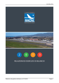 Bilancio-2013 - Lamezia Airport