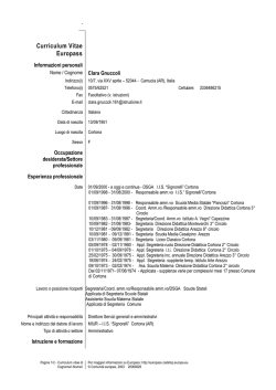 CV DSGA Clara Gnuccoli