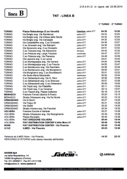 Linea B - Fiom None Volvera